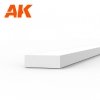 AK Interactive AK6521 STRIPS 1.00 X 3.00 X 350MM – STYRENE STRIP – (10 UNITS)